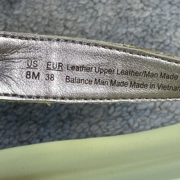 New Sam Edelman Naomi Strappy Thong Sandals Yellow Summer Beach Sz 8 - Picture 10 of 15